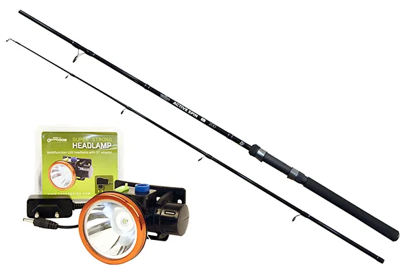 NextFish - Horgász webshop és horgászbolt - WIZARD ACTIVE SPIN LIGHT 2.00M 10-30G PERGETŐ BOT SZUPERERŐS FEJLÁMPÁVAL