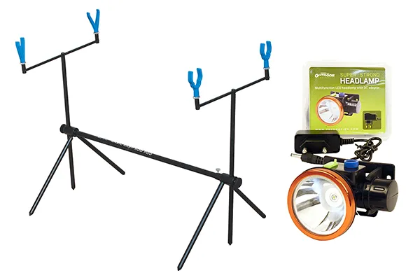 NextFish - Horgász webshop és horgászbolt - KAMASAKI ECONOMIC 2BOTOS ROD POD SZUPERERŐS FEJLÁMPÁVAL