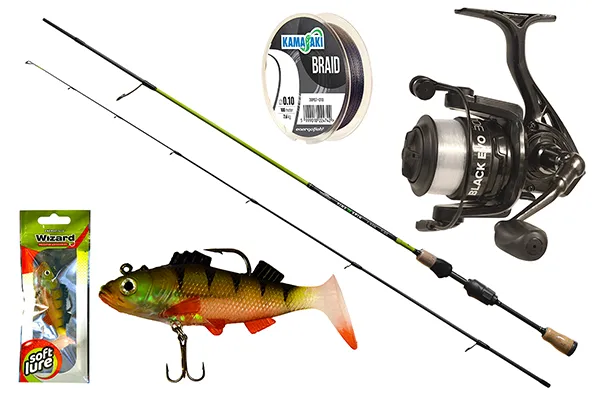 NextFish - Horgász webshop és horgászbolt - WIZARD FINE UL SPIN SZETT  180 CM 2-6G