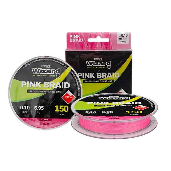 NextFish - Horgász webshop és horgászbolt - WIZARD PINK BRAID 0.10MM