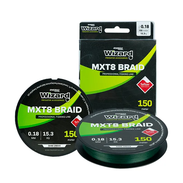 NextFish - Horgász webshop és horgászbolt - WIZARD MXT8 BRAID 0,06MM 150M 6,9KG FONOTT ZSINÓR