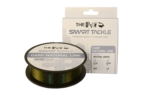 NextFish - Horgász webshop és horgászbolt - THE ONE CARP NATURAL LINE NEUTRAL GREEN 300M 0.25MM 8,95KG 19LB