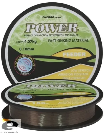 NextFish - Horgász webshop és horgászbolt - ENERGO TEAM POWER FEEDER  monofil zsinór 0,14 MM 150M