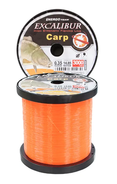 NextFish - Horgász webshop és horgászbolt - EXCALIBUR CARP FEEDER FLUO NARANCS monofil zsinór 3000M 0,20