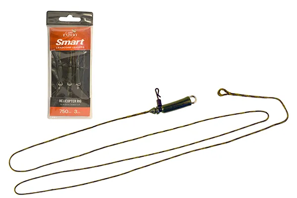 NextFish - Horgász webshop és horgászbolt - CARP EXPERT ELŐKÖTÖTT LEADCORE HELICOPTER SZERELÉK GYORSKAPOCCSAL 3 DB/CSOMAG