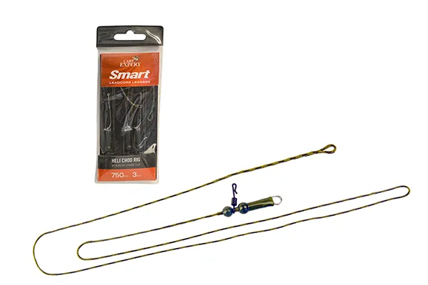 NextFish - Horgász webshop és horgászbolt - CARP EXPERT ELŐKÖTÖTT LEADCORE HELI CHOD SZERELÉK GYORSKAPOCCSAL 3DB/CSOMAG