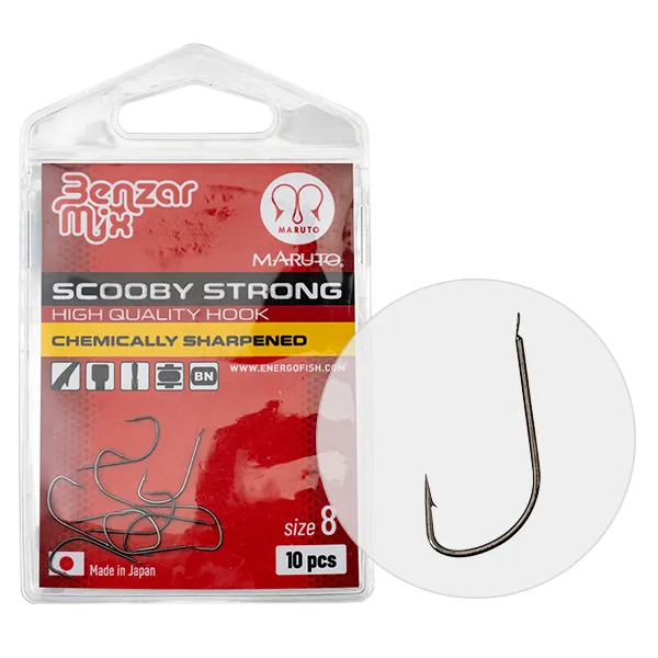 NextFish - Horgász webshop és horgászbolt - BENZÁR SCOOBY STRONG HOROG 8 10DB/CS