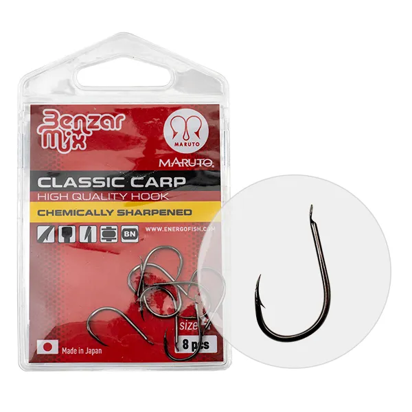 NextFish - Horgász webshop és horgászbolt - BENZÁR CLASSIC CARP HOROG 2 6DB/CS