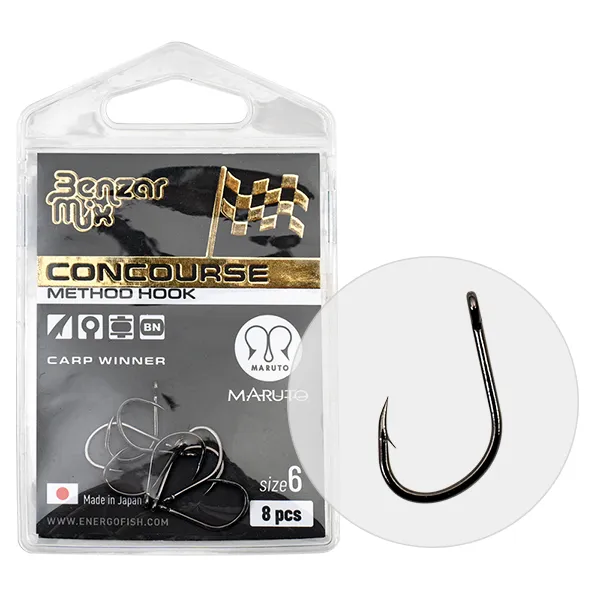 NextFish - Horgász webshop és horgászbolt - BENZÁR CONCOURSE METHOD CARP WINNER HOROG 6 8DB/CS