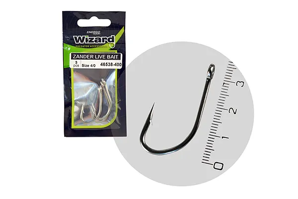 NextFish - Horgász webshop és horgászbolt - WIZARD ZANDER LIVE BAIT PRO 4/0 3DB/CSOMAG