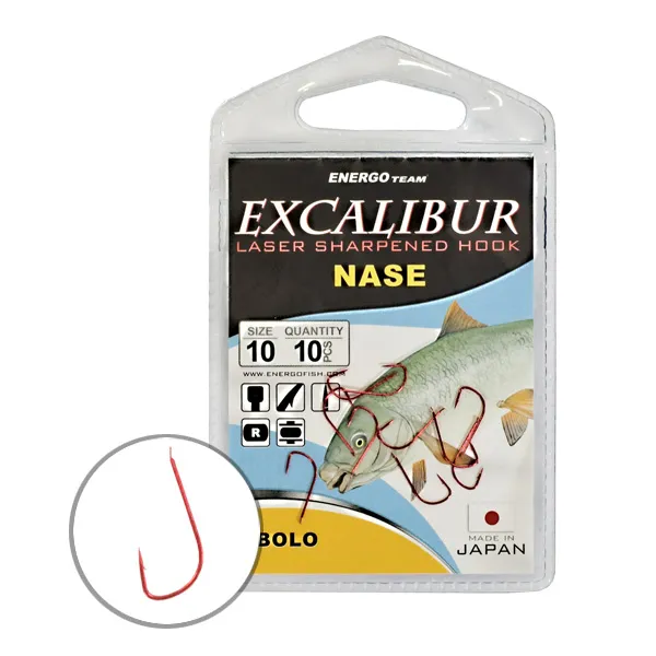 NextFish - Horgász webshop és horgászbolt - EXCALIBUR HOROG NASE BOLO RED 8