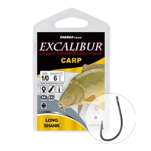 NextFish - Horgász webshop és horgászbolt - EXCALIBUR HOROG CARP LONG SHANK BN 4