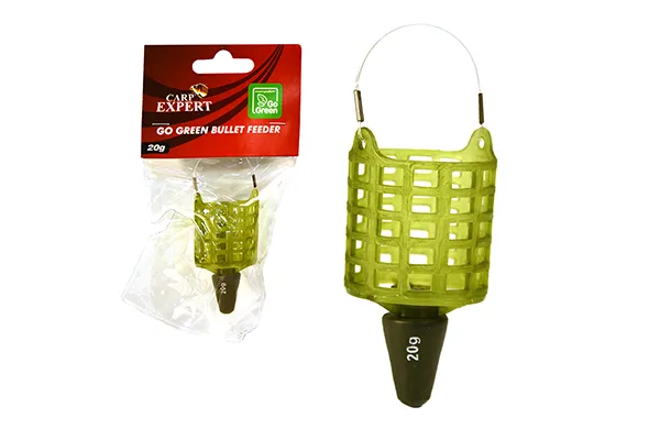 NextFish - Horgász webshop és horgászbolt - CARP EXPERT GO GREEN BULLET FEEDER KOSÁR 20G