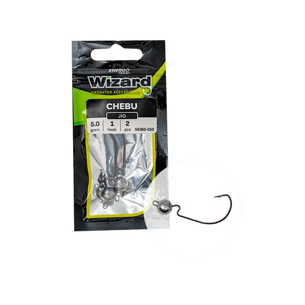 NextFish - Horgász webshop és horgászbolt - WIZARD CHEBU JIG FEJ 3.5G 1 2PCS/BAG