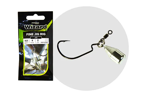 NextFish - Horgász webshop és horgászbolt - WIZARD FINE JIG RIG 4G 4 2/PCS/BAG