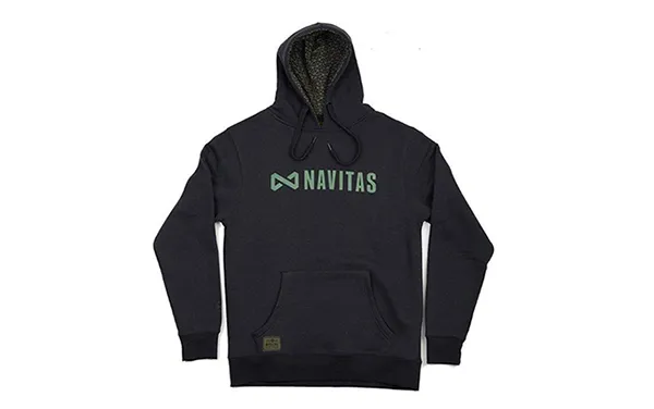 NextFish - Horgász webshop és horgászbolt - NAVITAS CORE HOODY BLACK 3XL fekete kapucnis pulóver