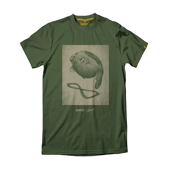 NextFish - Horgász webshop és horgászbolt - NAVITAS STANART SHADOW TEE GREEN M