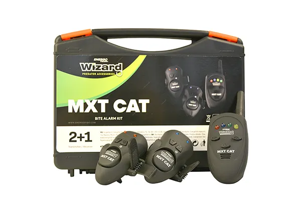 NextFish - Horgász webshop és horgászbolt - WIZARD MXT HARCSÁS ELEKTROMOS KAPÁSJELZŐ SZETT 2+1