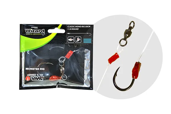 NextFish - Horgász webshop és horgászbolt - WIZARD MONSTER CLASSIC MONO RIG 11/0 ROUND