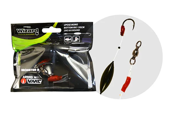 NextFish - Horgász webshop és horgászbolt - WIZARD MONSTER UPOSE MONO BOTTOM RIG 30G 11/0 ROUND