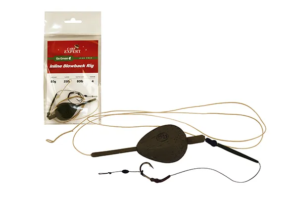 NextFish - Horgász webshop és horgászbolt - CARP EXPERT LEADFREE GO GREEN  INLINE BLOW -BACK RIG 80G