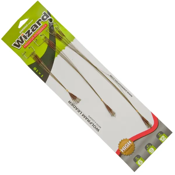 NextFish - Horgász webshop és horgászbolt - WOLFRAM ELŐKE TÁBLA 6-9-12KG SZERELETLEN 30DB