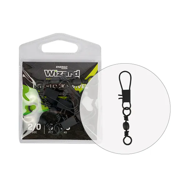 NextFish - Horgász webshop és horgászbolt - WIZARD CATFISH BARREL FORGÓKAPOCS 2/0×6 5DB/CSOMAG