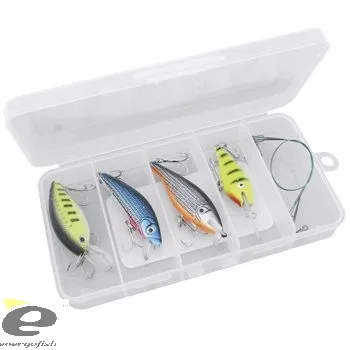 NextFish - Horgász webshop és horgászbolt - NATURAL WOBBLER SZETT(4WOBBLER+2DRÓTELŐKE+DOBOZ)