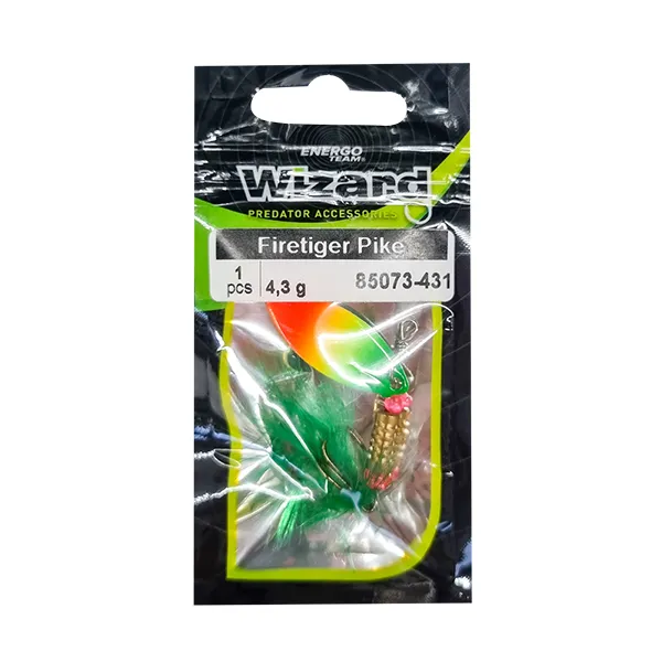 NextFish - Horgász webshop és horgászbolt - WIZARD KÖRFORGÓ VILLANTÓ FIRETIGER PIKE 4.3G