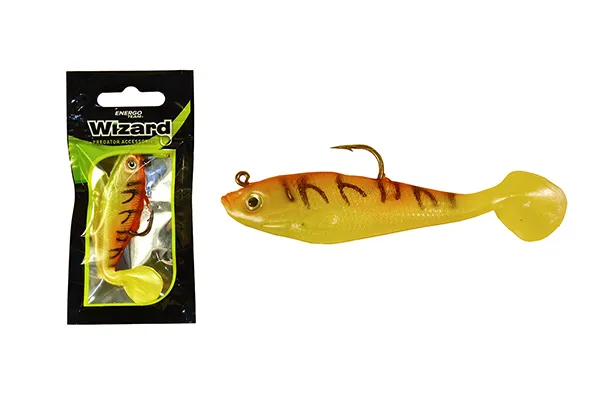 NextFish - Horgász webshop és horgászbolt - WIZARD SWIMBAIT - BIG PERCH 3 INCH - GREEN HOLO