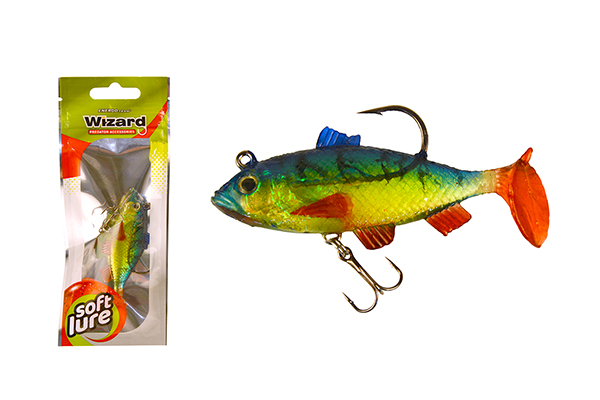 NextFish - Horgász webshop és horgászbolt - WIZARD SWIMBAIT - BIG PERCH - 3 INCH SILVERFLASH