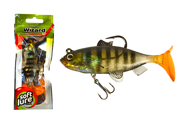 NextFish - Horgász webshop és horgászbolt - WIZARD SWIMBAIT BIG PERCH 4 INCH  HOLOBROWN