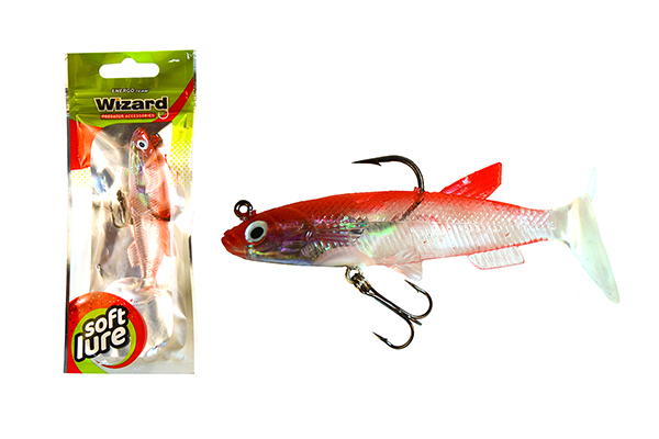 NextFish - Horgász webshop és horgászbolt - WIZARD SWIMBAIT - LONG - 3 INCH – REDHOLO