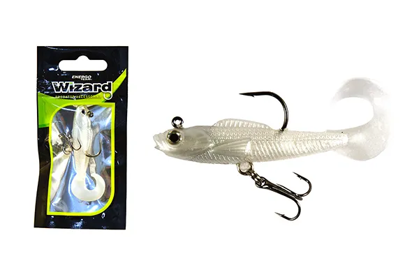 NextFish - Horgász webshop és horgászbolt - WIZARD SWIMBAIT TWISTER SHAD 2 INCH WHITE