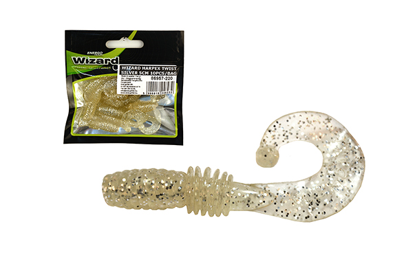 NextFish - Horgász webshop és horgászbolt - WIZARD HARPEX TWIST WHITE 5CM 10PCS/BAG