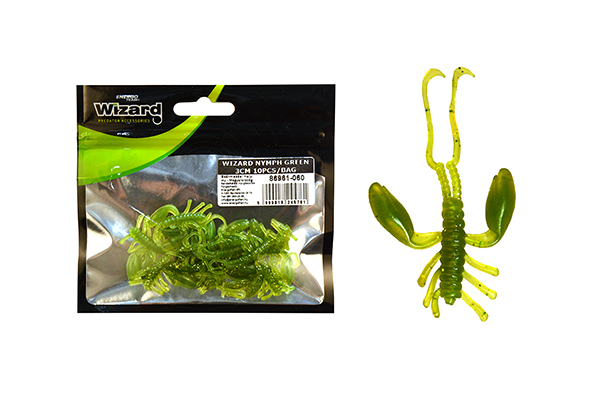 NextFish - Horgász webshop és horgászbolt - WIZARD NYMPH GREEN 3CM 10PCS/BAG