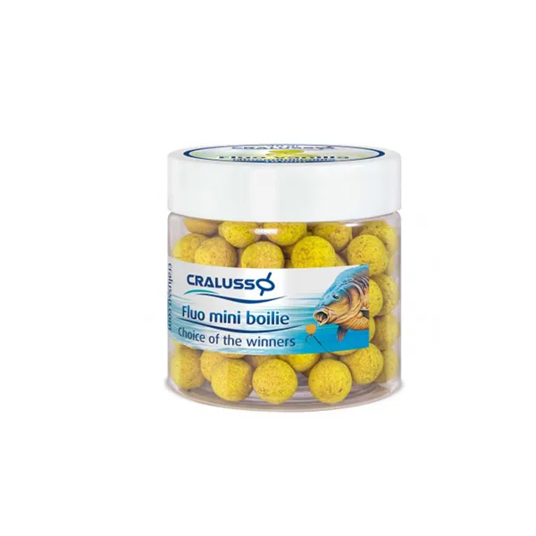 NextFish - Horgász webshop és horgászbolt - CRALUSSO Fluo ananász mini bojli 40 gr 10 mm