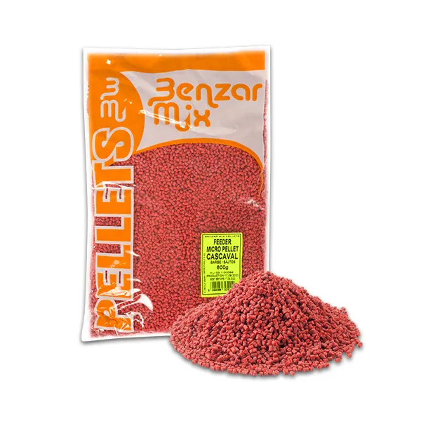 NextFish - Horgász webshop és horgászbolt - BENZAR MIX MICROPELETE FEEDER 800G  EPER 1,5MM ETETŐ PELLET