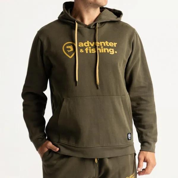 NextFish - Horgász webshop és horgászbolt - ADVENTER COTTON HOODIE PULÓVER KHAKI S