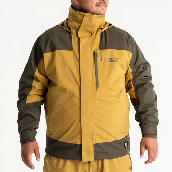 NextFish - Horgász webshop és horgászbolt - ADVENTER MEMBRANE VÍZÁLLÓ KABÁT SAND & KHAKI L