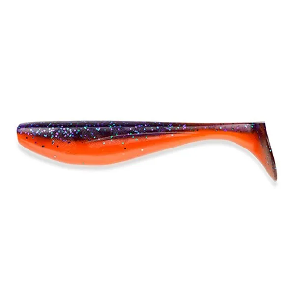 NextFish - Horgász webshop és horgászbolt - FISHUP_WIZZLE SHAD 3" (8PCS.), #049 - ORANGE PUMPKIN/BLACK