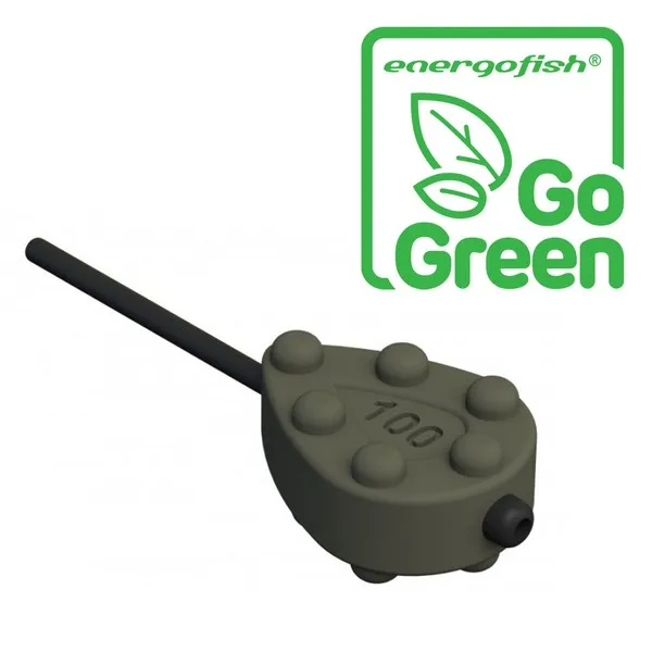 NextFish - Horgász webshop és horgászbolt - CARP EXPERT STUBBY INLINE KÖRTE ÓLOM 100G SZINEZETT ''GO GREEN''