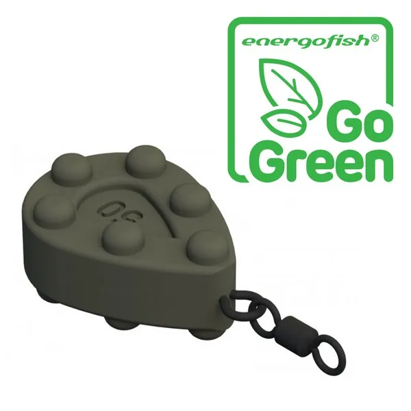 NextFish - Horgász webshop és horgászbolt - CARP EXPERT STUBBY FORGÓS KÖRTE ÓLOM 100G SZINEZETT ''GO GREEN''