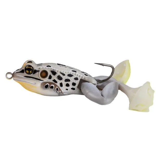 NextFish - Horgász webshop és horgászbolt - LIVETARGET THE ULTIMATE FROG STRIDE BAIT   ALBINO / WHITE 50 MM 21 G