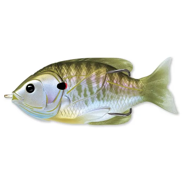 NextFish - Horgász webshop és horgászbolt - LIVETARGET SUNFISH WALKING BAIT FLORESCENT PUMPKINSEED 75 MM 12 G