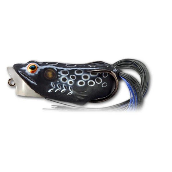 NextFish - Horgász webshop és horgászbolt - LIVETARGET FROG POPPER BROWN/BLACK 55MM 11G FLOATING