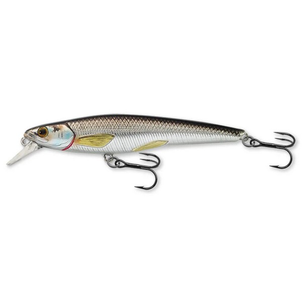 NextFish - Horgász webshop és horgászbolt - LIVETARGET RAINBOW SMELT JERKBAIT SILVER/BLACK 91MM 9G DR SUSPEND