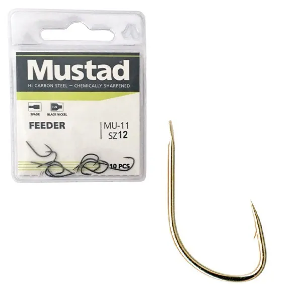 NextFish - Horgász webshop és horgászbolt - MUSTAD ULTRA NP FEEDER SPADE BARBED 8 10DB/CSOMAG