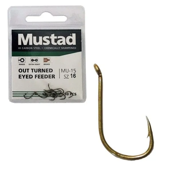 NextFish - Horgász webshop és horgászbolt - MUSTAD ULTRA NP OUT TURNED EYED FEEDER 10 10DB/CSOMAG