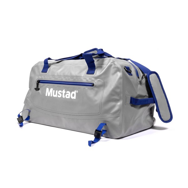 NextFish - Horgász webshop és horgászbolt - MUSTAD DAYBREAK DRY BOAT BAG 18" - 28L GRAY/BLUE